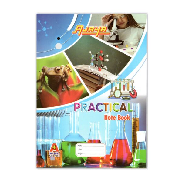 Ajaya All-In-One Practical Register - 196 Pages, One Side Ruled