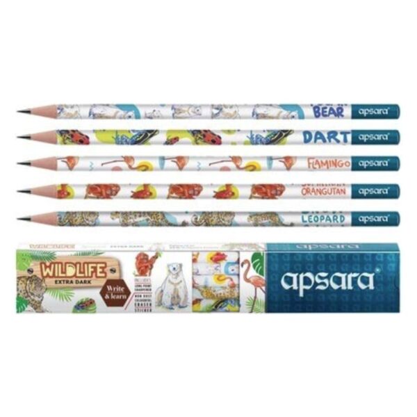 Apsara Wildlife Pencils - 10 Pcs Pack