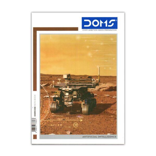 DOMS A4 Exercise Notebook - 140 Pages, Single Line Ruled