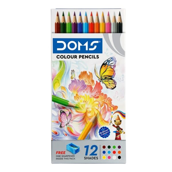 DOMS Colour Pencils - 12 Shades