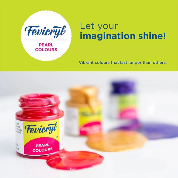 Fevicryl Pearl Metallic Colour - 1 Pc, 10 ML