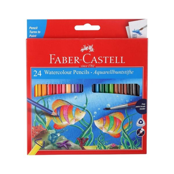 Faber-Castell Watercolour Pencils - 24 Shades