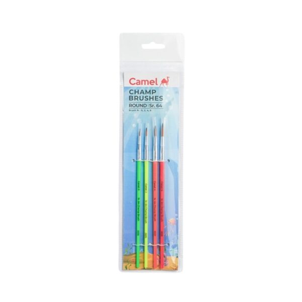 Camel Champ Round Brushes – Set of 04