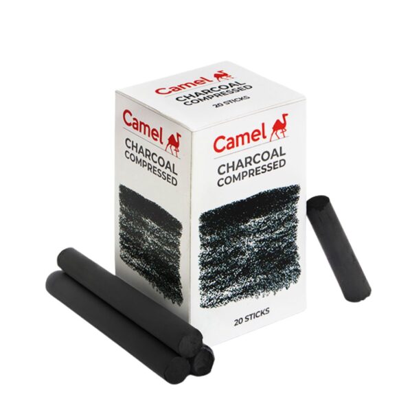 Camel Compressed Charcoal Sticks – 20 Sticks