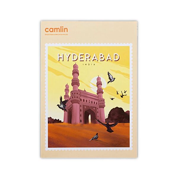 Camlin A4 Notebook - 232 Pages, Single Line