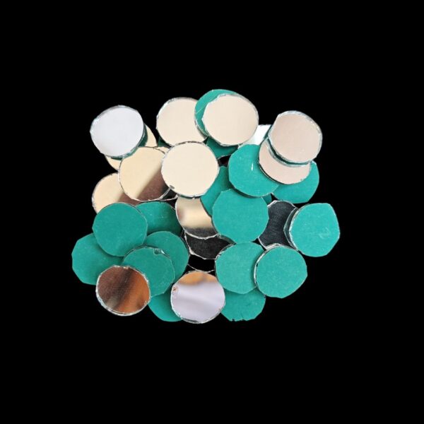 Circle Shape Glass Mirror – 13 MM (40g Pack)