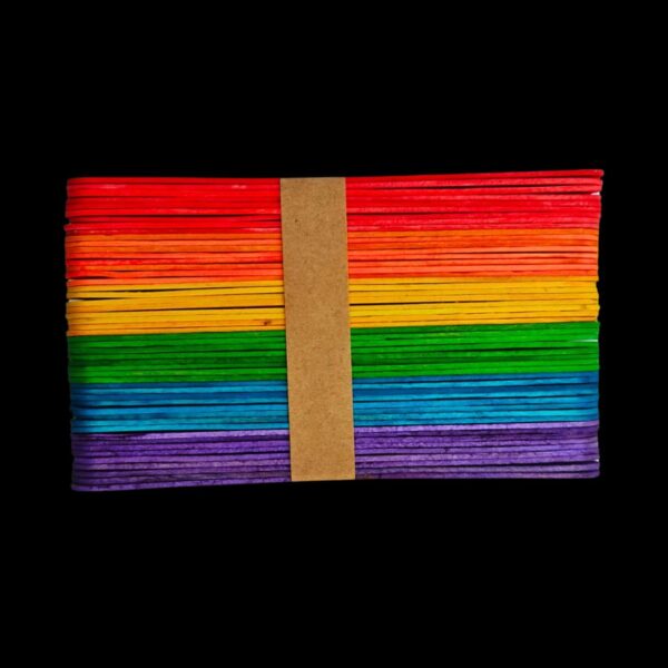 Coloured Ice Cream Sticks 15MM – Pack of 50