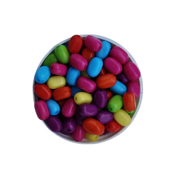 Cylinder Shape Beads - 9 MM, 20g