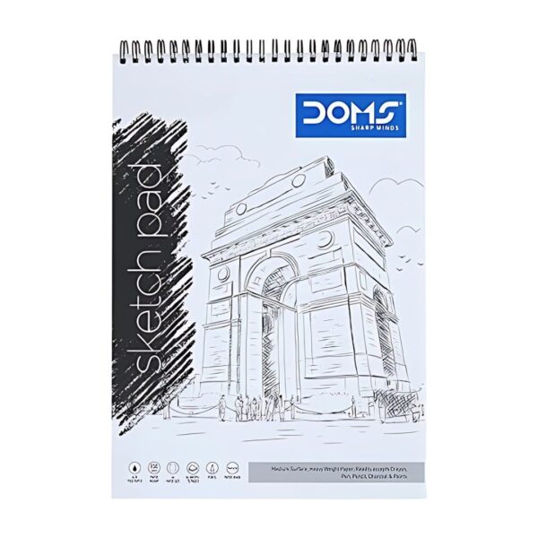 DOMS Wiro Bound Sketch Book - A4 Size, 72 Pages