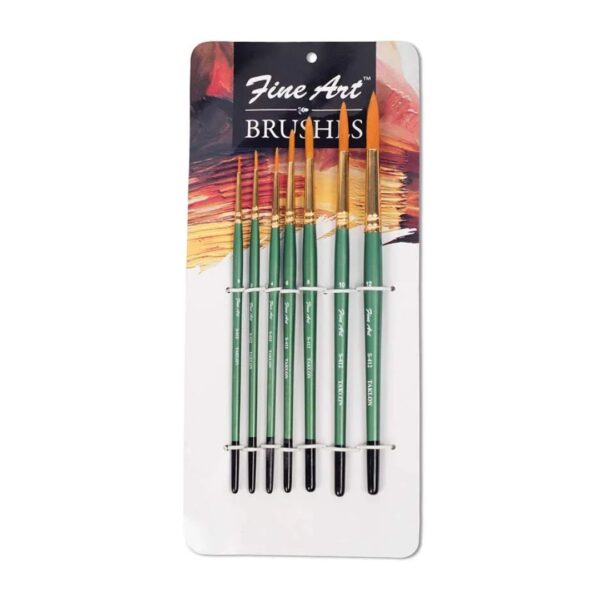 Fine Art Round Brushes - Set of 07