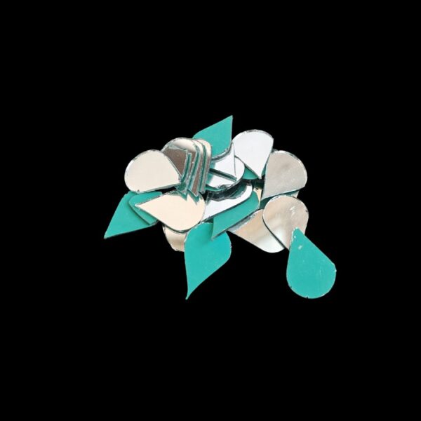 Eye Drop Shape Glass Mirror – 20 MM (40g Pack)