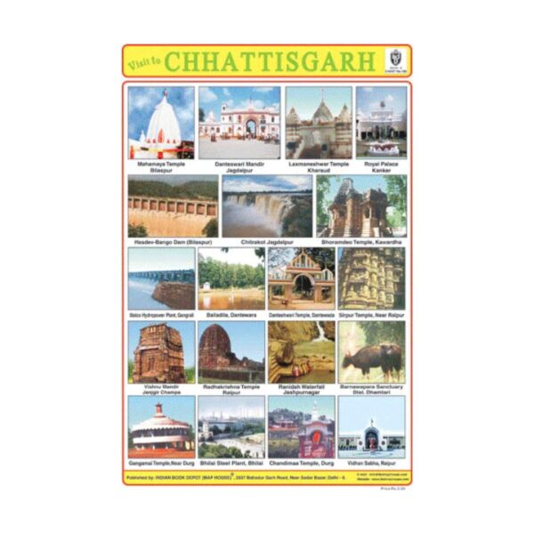 Chhattisgarh – Cut & Paste Educational Chart Paper