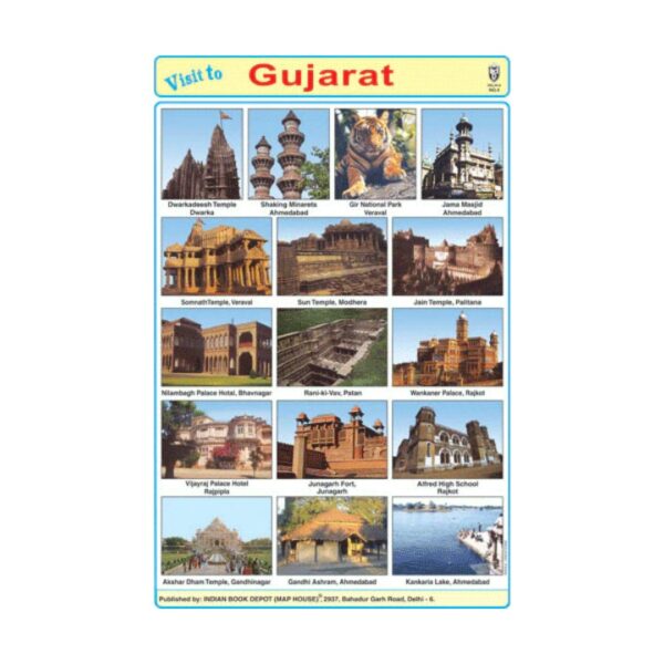Gujarat – Cut & Paste Educational Chart Paper