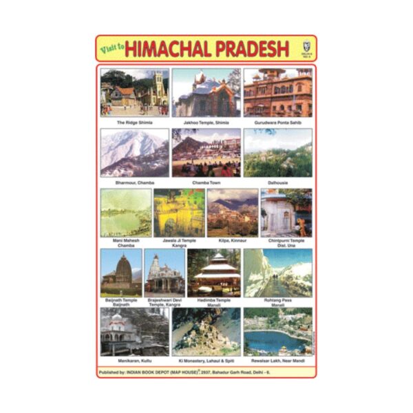 Himachal Pradesh – Cut & Paste Educational Chart Paper