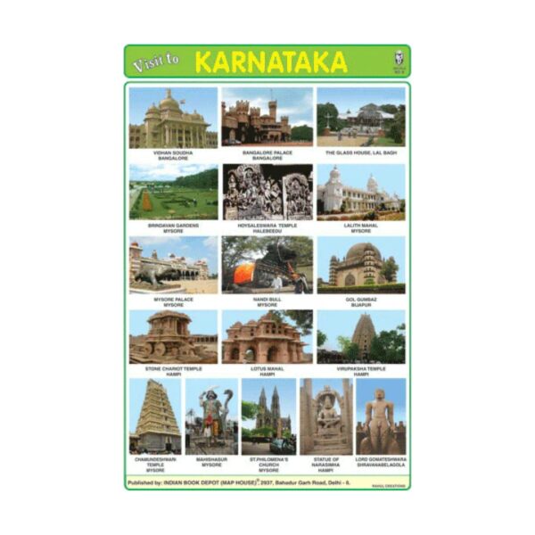 Karnataka – Cut & Paste Educational Chart Paper