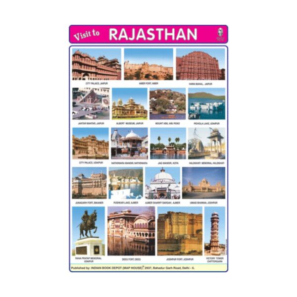 Rajasthan – Cut & Paste Educational Chart Paper