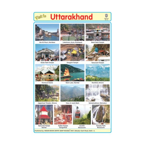 Uttarakhand – Cut & Paste Educational Chart Paper