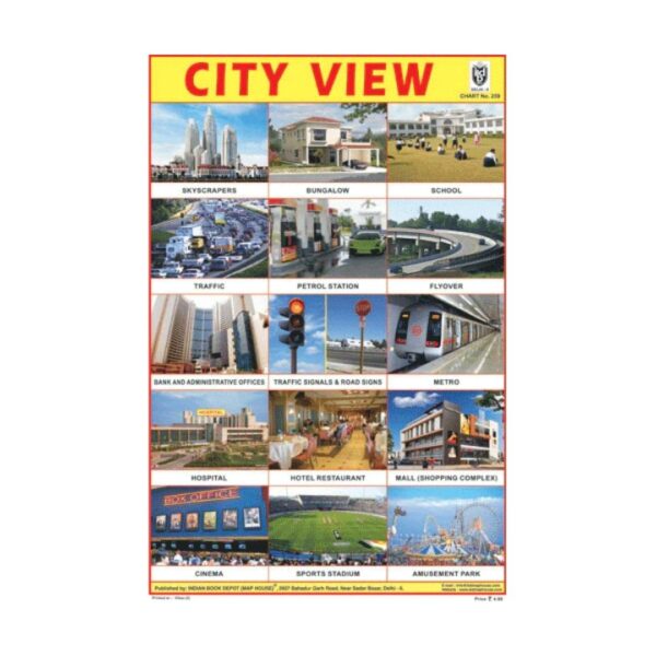 City View – Cut & Paste Educational Chart Paper