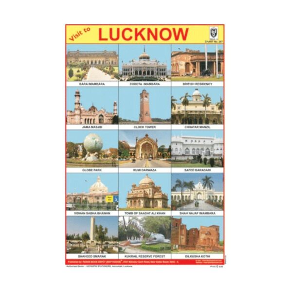 Visit to Lucknow – Cut & Paste Educational Chart Paper