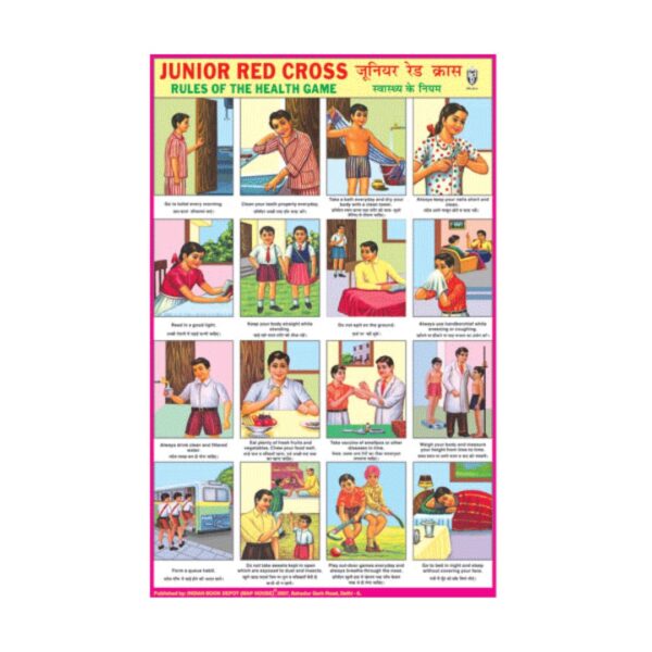 Junior Red Cross – Cut & Paste Educational Chart Paper