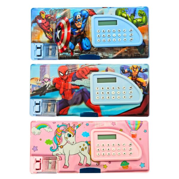 Magnetic Drawing Box with Calculator & Torch