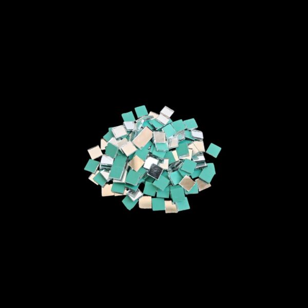 Square Shape Glass Mirror – 5 MM (40g Pack)