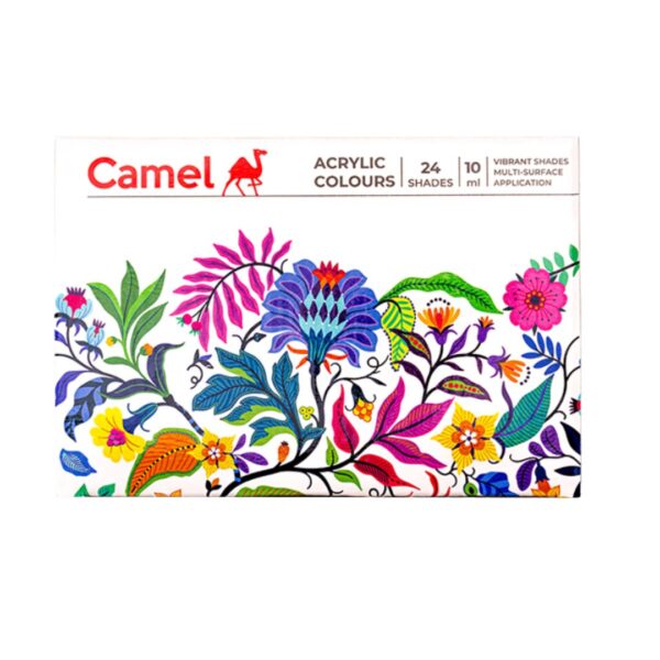 Camel Acrylic Colours - 24 Shades (10ML)