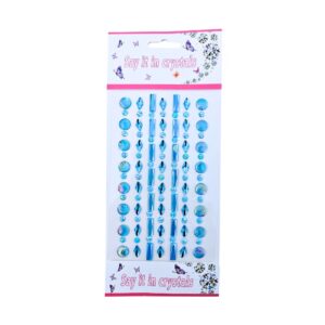 Blue Adhesive Stones