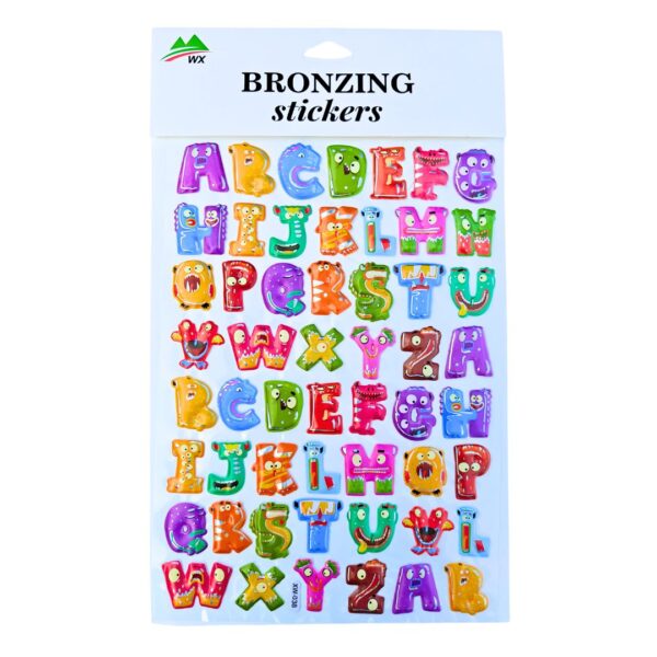 Alphabets Puffy Stickers