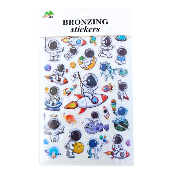 Astronauts Puffy Sticker