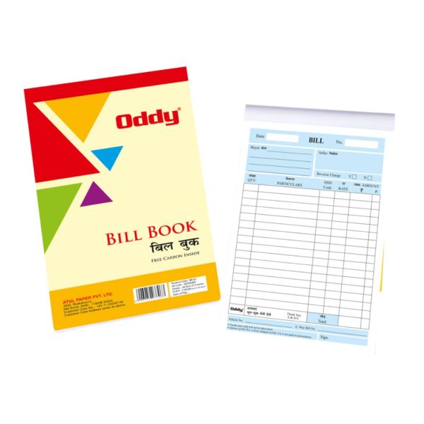 Oddy Bill Book – 50 Sets of 2 Leaves (Free Carbon)