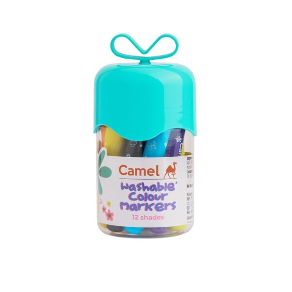 Camel Washable Colour Markers – 12 Shades