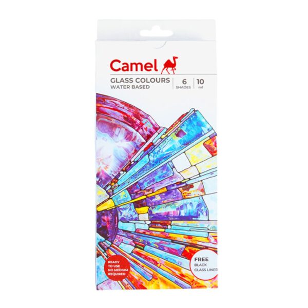 Camel Glass Water Based Colours – 6 Shades