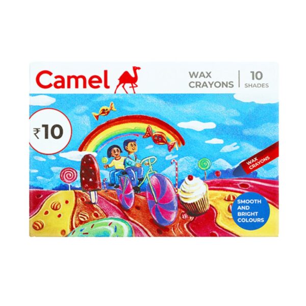 Camel Mini Wax Crayons – 10 Shades