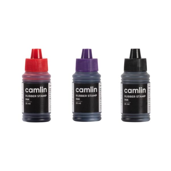 Camlin Rubber Stamp Ink – 25 ML (Individual Colour)