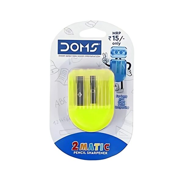 DOMS 2 Matic Pencil Sharpener - 1 Piece