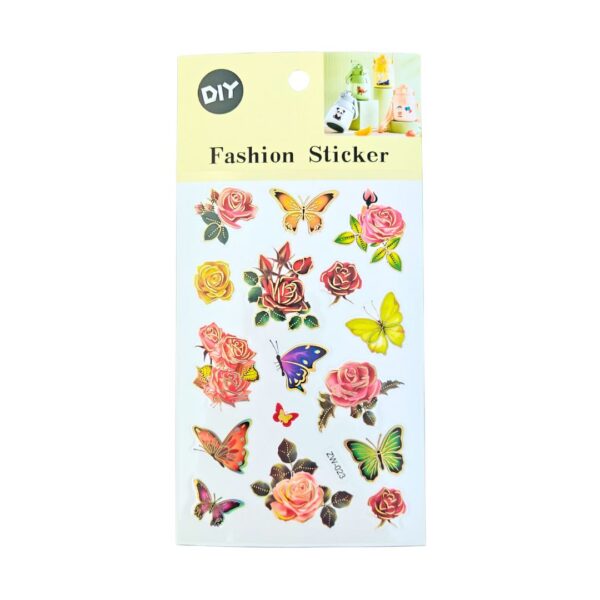 Fashion Craft Butterflies and Flowers Stickers