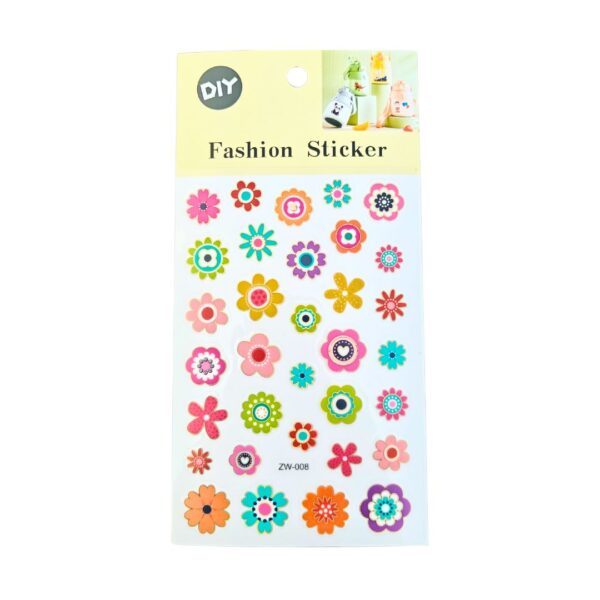 Fashion Craft Flowers Stickers