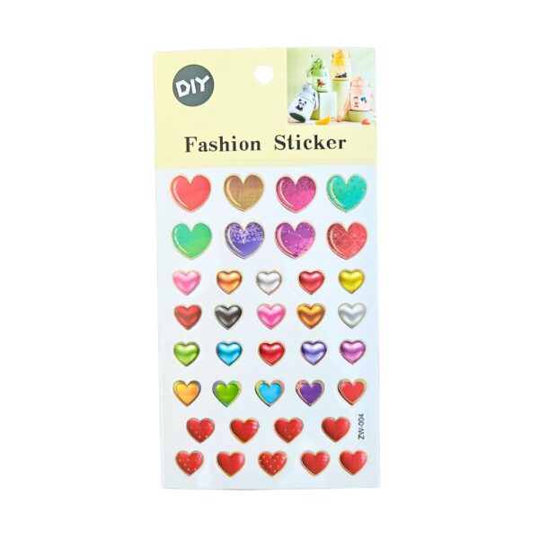Fashion Craft Hearts Stickers