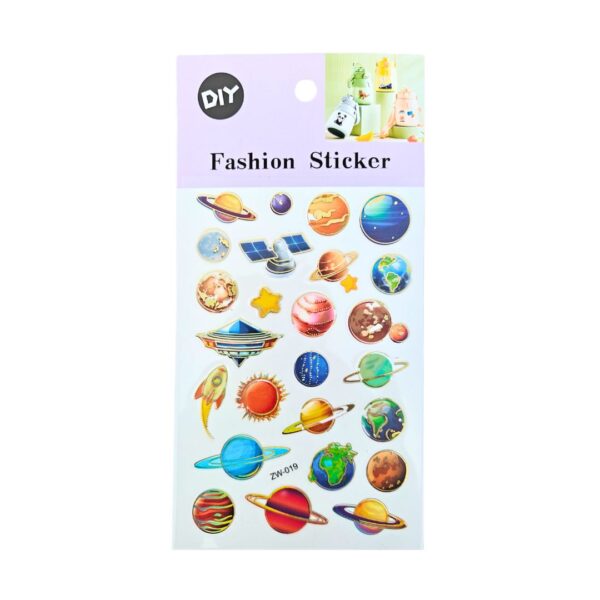 Fashion Craft Planets Stickers