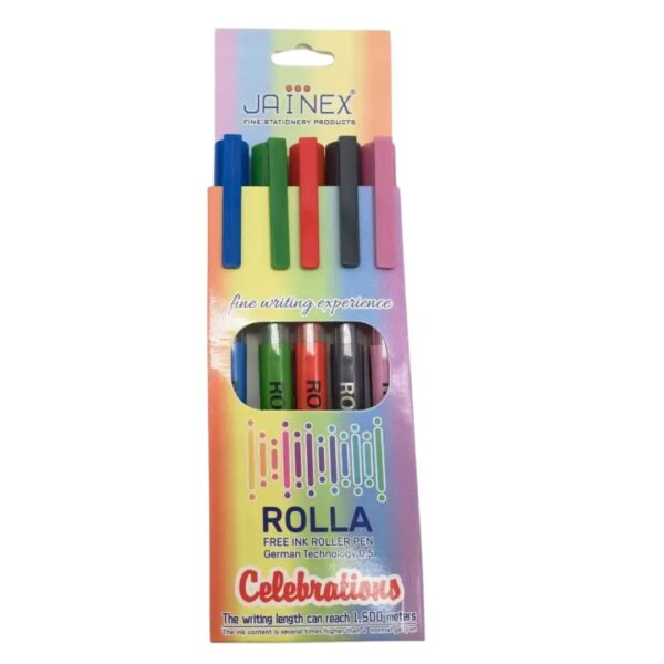 Jainex Rolla Colour Pens - 05 Shades