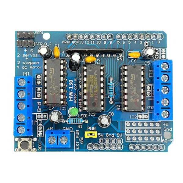 L293D Motor Driver Shield for Arduino & Robotics Projects