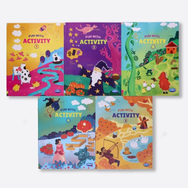 Navneet Fun With Activity Books – Set of 5 Books