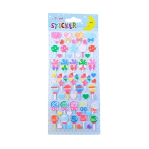 Glitter Foam Sticker Candies Theme