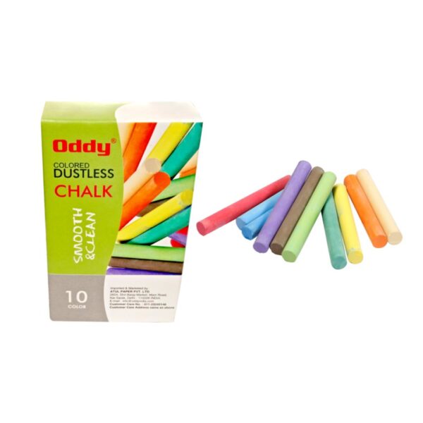 Oddy Dust Less Chalks – Multicoloured