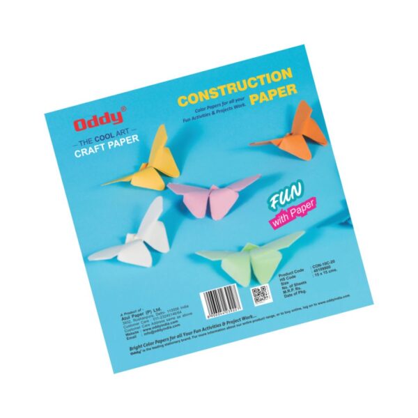 Oddy Origami Sheets – 6" x 6" Fluorescent (20 Sheets)
