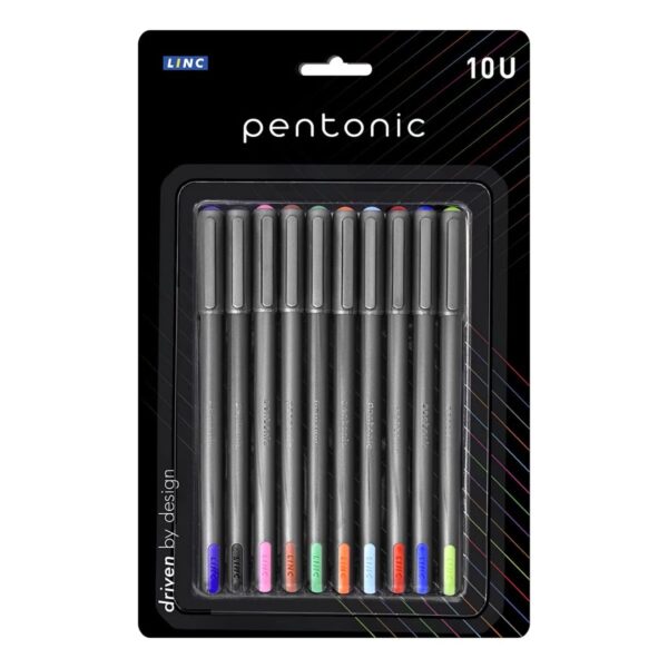 Pentonic Colour Ball Pens – 10 Shades