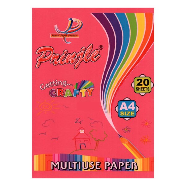 Prinjle Multicoloured Craft Papers – 20 Sheets