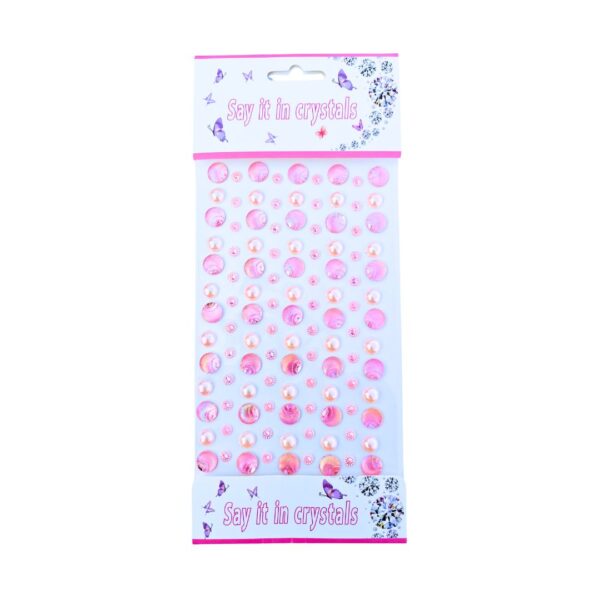 Pink Adhesive Stones