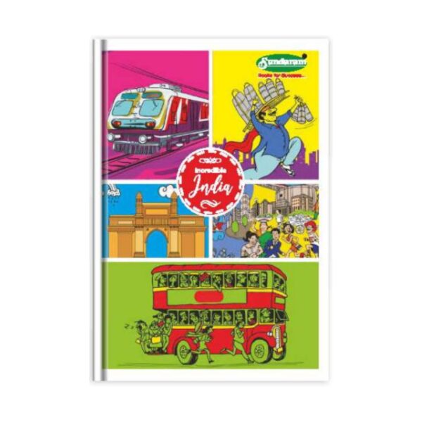 Sundaram A4 Case Bound Notebook – 192 Pages, Single Line